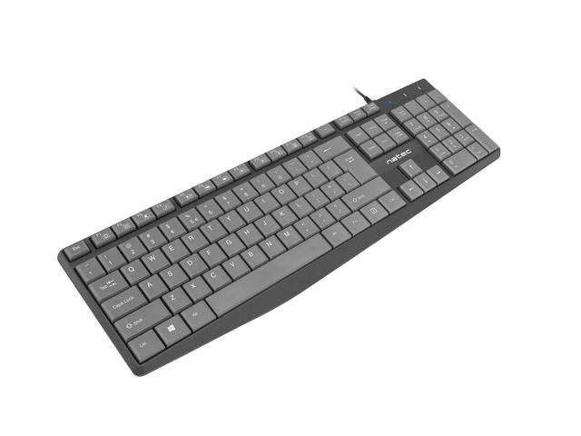 Klawiatura przewodowa Natec Nautilus US | SLIM
