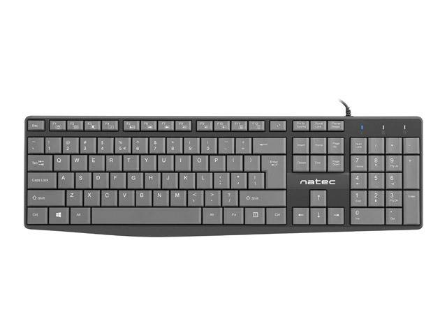 Klawiatura przewodowa Natec Nautilus US | SLIM