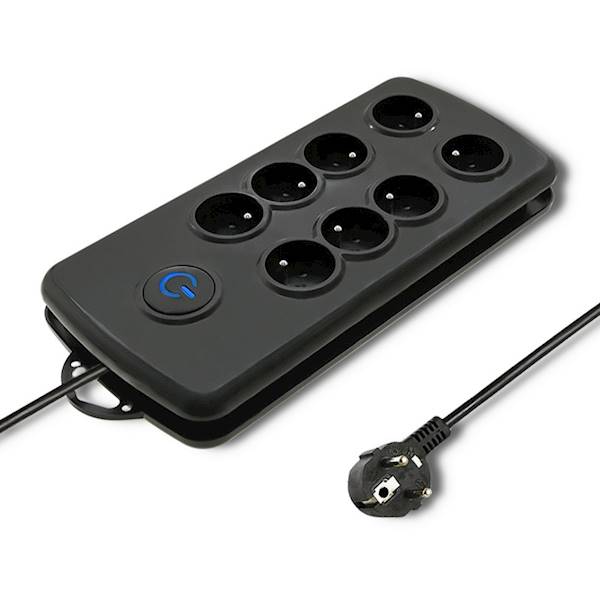 Listwa antyprzepięciowa Qoltec QuickSwitch 8gn2.5m