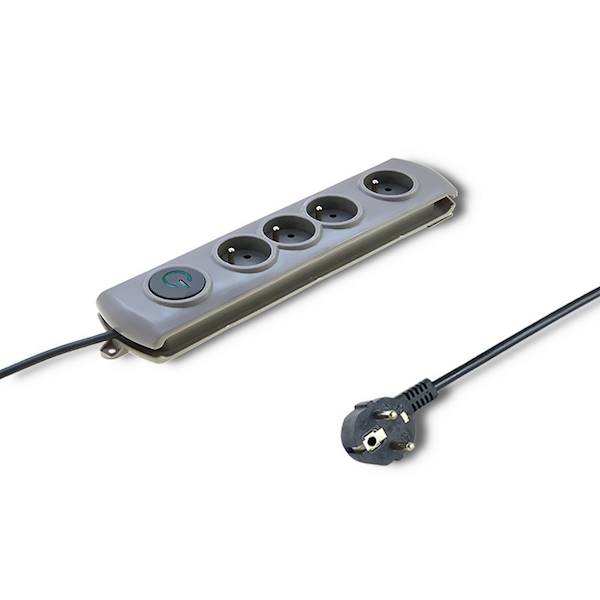 Listwa antyprzepięciowa Qoltec QuickSwitch 4gn2,5m