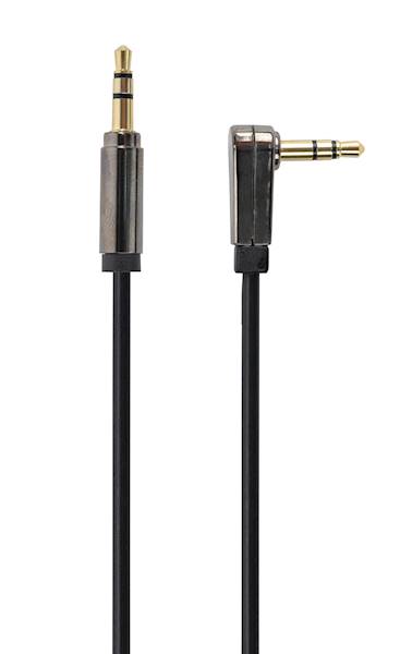 Kabel audio Jack 3.5mm | 1m | kątowy