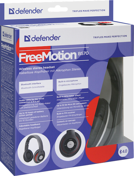 Słuchawki bezprzewodowe Defender FreeMotion B570
