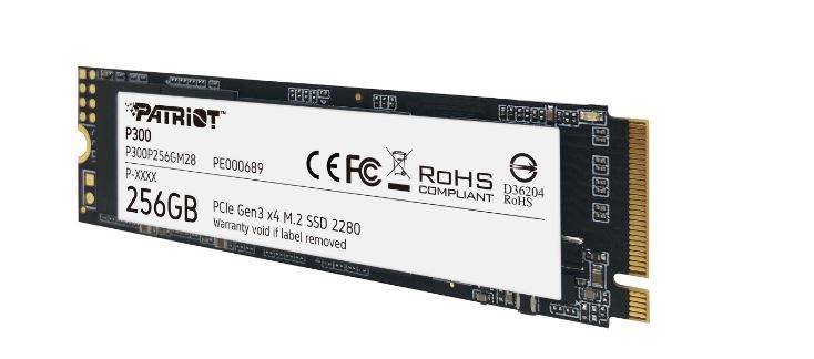 Dysk SSD Patriot P300 | 256GB | M.2 | PCIe NVme 