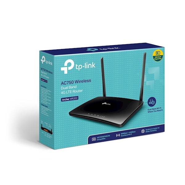 Router TP-Link Archer MR200 LTE SIM | 2.4 & 5 Ghz