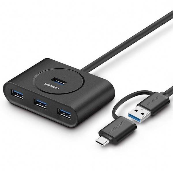Hub USB UGreen 40850 | USB A, USB C | 4 porty