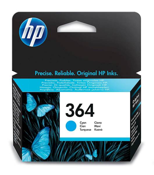 Tusz do HP oryginalny | HP 364 | Cyjan