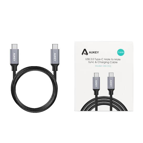 Kabel Aukey USB C -> USB C | CB-CD5 | 1m