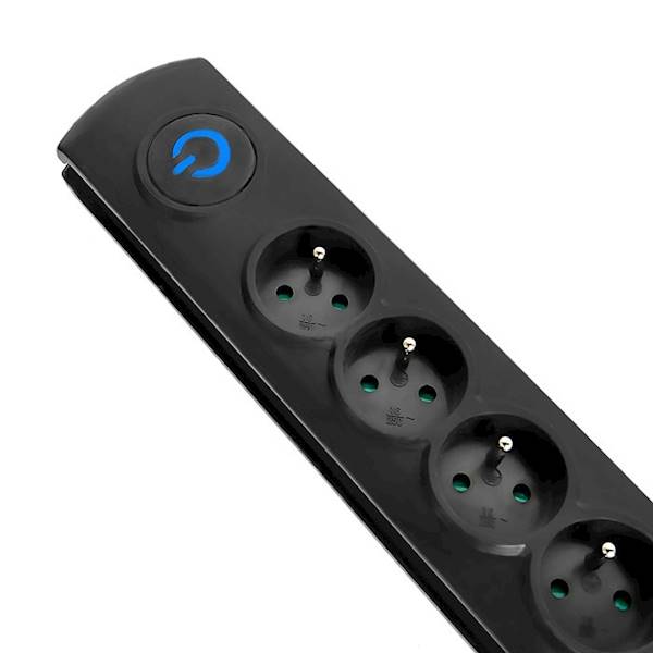 Listwa antyprzepięciowa Qoltec QuickSwitch 8gn 3m