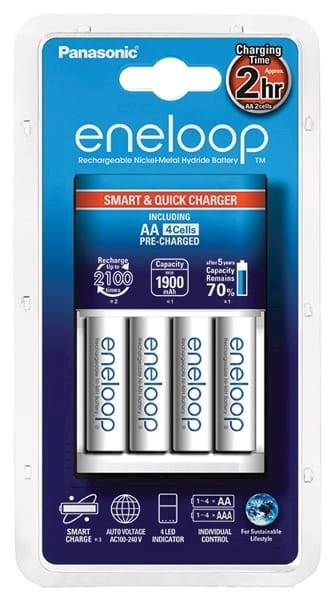 Ładowarka Eneloop BQ-CC55 + 4 x R6 2000mAh