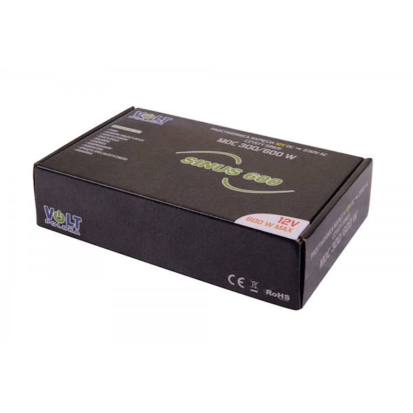 Przetwornica VOLT Sinus 300/600W 12V / 230V