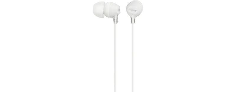 Sluchawki douszne z mikrofonem MDR-EX15AP White