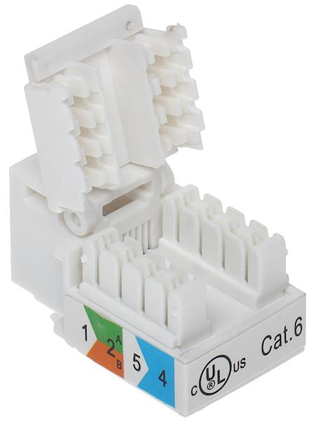 Złącze Keystone RJ45 | kat. 6 | FX-RJ45-62
