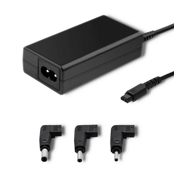 Zasilacz Qoltec 19V | 3.42A | 3 wtyczki 