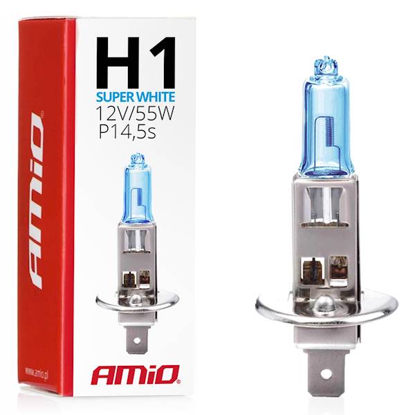 Żarówka halogenowa H1 12V 55W Super White