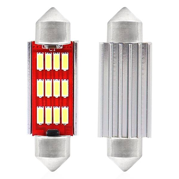 Kontrolka LED CANBUS 4014 12SMD C5W C10W 41mm 2szt