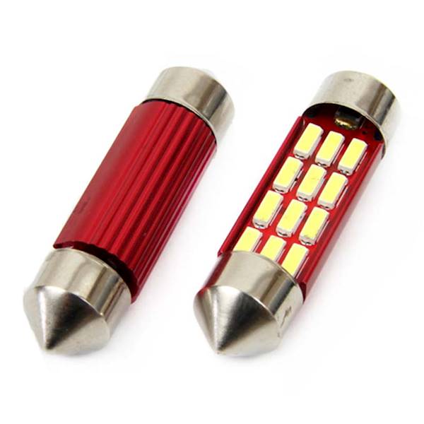 Kontrolka LED CANBUS 4014 12SMD 36mm White 12V/24V