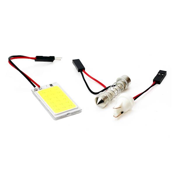 Kontrolka LED T10 W5W C5W 1xCOB-18 12V Light board
