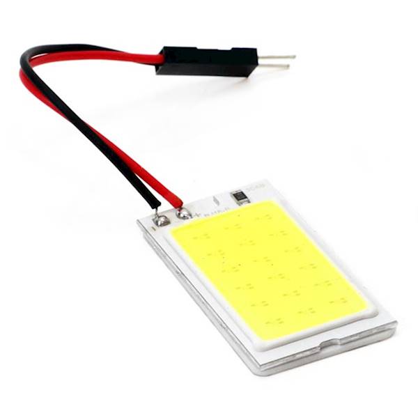 Kontrolka LED T10 W5W C5W 1xCOB-18 12V Light board