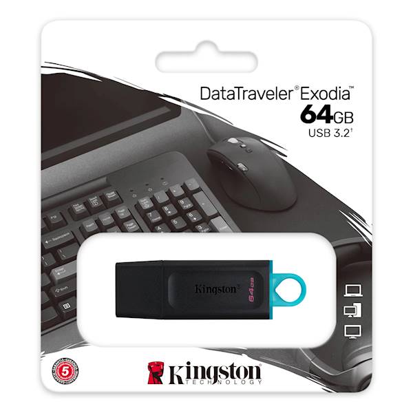 PenDrive Kingston DataTravele Exodia USB 3.0 64GB 