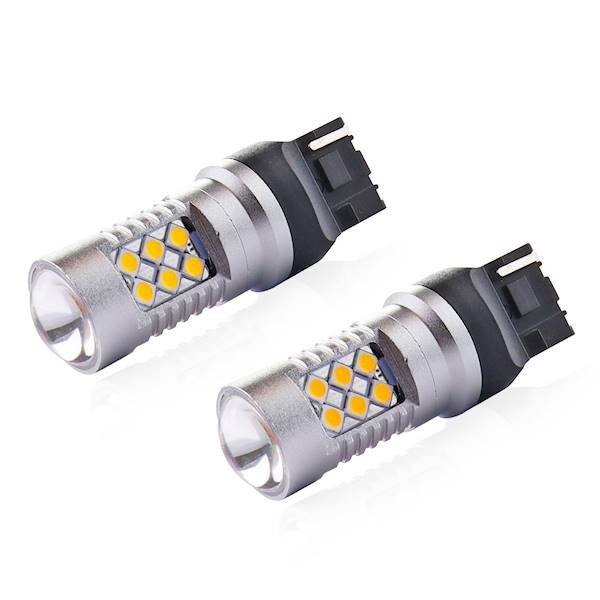 Kontrolka LED CANBUS 24SMD T20 WY21W Pomarańczowa