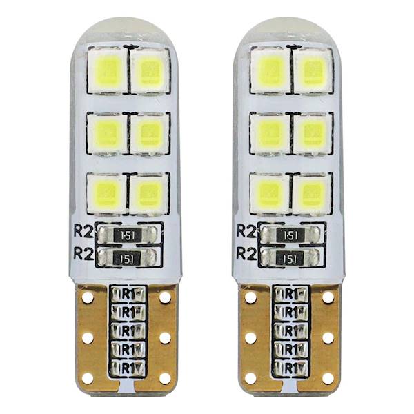 Kontrolka LED STANDARD T10 W5W 12xSMD 2835 12V