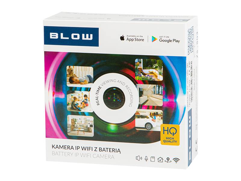Kamera WiFi wew. z baterią Blow H-902 2MP | 78-803