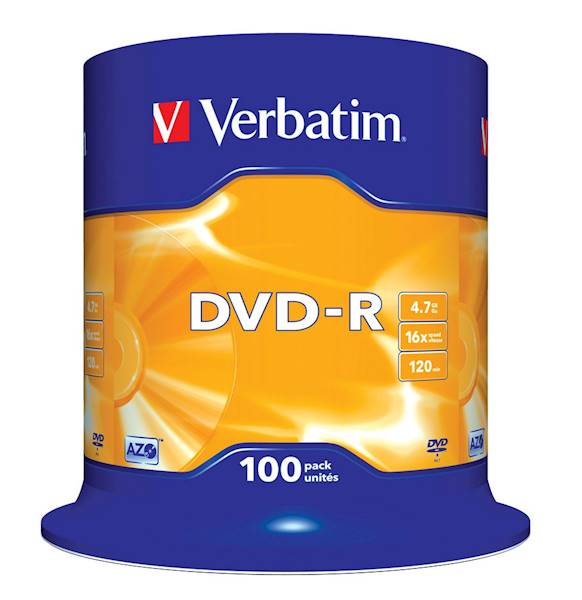 Płyta Verbatim DVD-R | 4.7GB | x16 | 1szt.