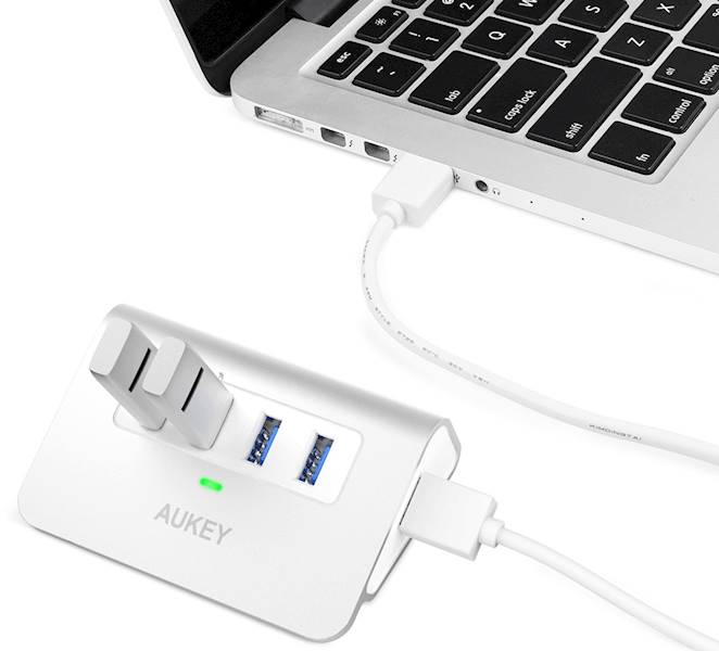 Hub USB Aukey CB-H5 | 4x USB 3.0 | 5 Gbps