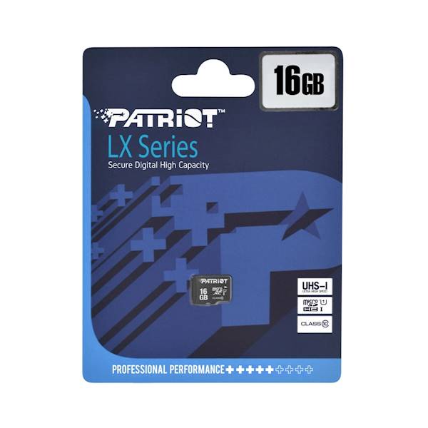 Karta pamięci microSD Patriot LX | 16GB