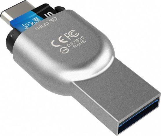 Czytnik kart microUSB Silicon Power USB A + USB C