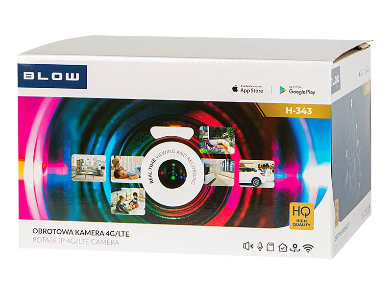 Kamera obrotowa zew. Blow PTZ 3MP H-343 | 4G