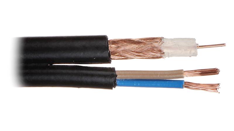 Kabel CCTV Monitoring TV Przem RG59 YAP 75 ohm Żel