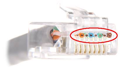 Wtyk modularny 8p8c kat. 6 przelotowy | RJ45