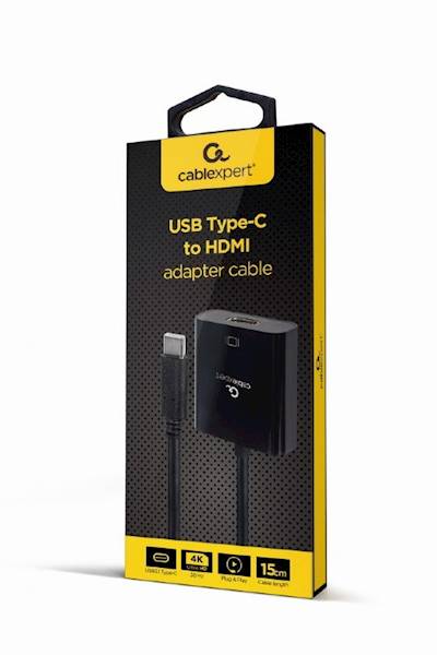 Gembird Adapter na kablu USB-C -> HDMI 4K 30HZ
