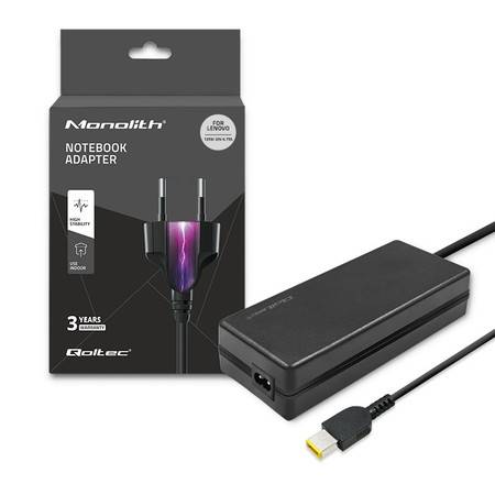 Zasilacz Qoltec 20V | 6.75A | Lenovo Slim Tip