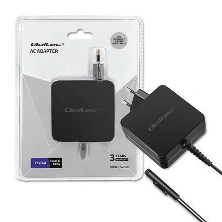 Zasilacz Qoltec 15V | 4A | Microsoft Surface