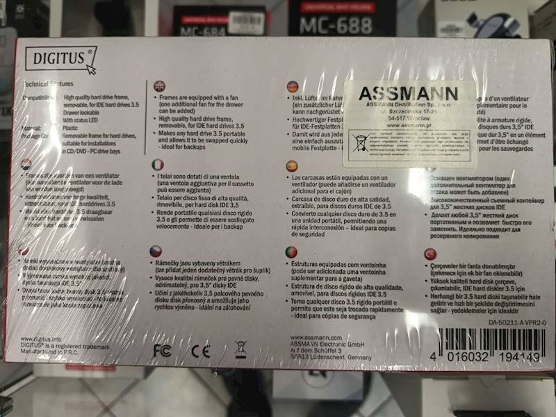 Kieszeń wewnętrzna Digitus 5,25'' dla dysków IDE 