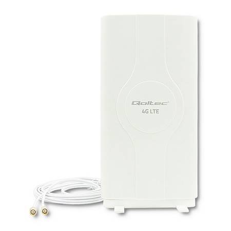 Qoltec Antena 4G LTE DUAL | 30dBi | 3m | 2x SMA