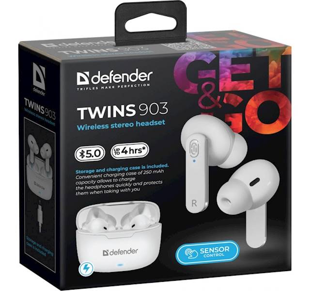 Słuchawki Defender Bluetooth Twins 903