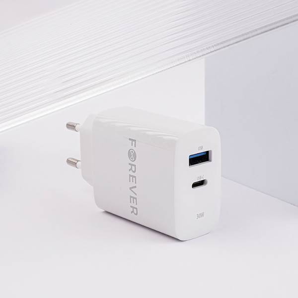 Ładowarka sieciowa Forever USB 1xgn typ C 30W 