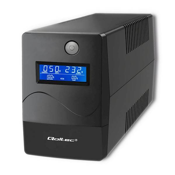 Zasilacz awaryjny UPS Qoltec 1000VA | 600W | LCD