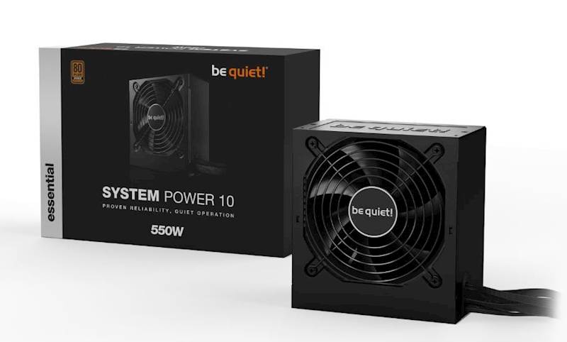 Zasilacz be quiet! 550W SYSTEM POWER 10 80+