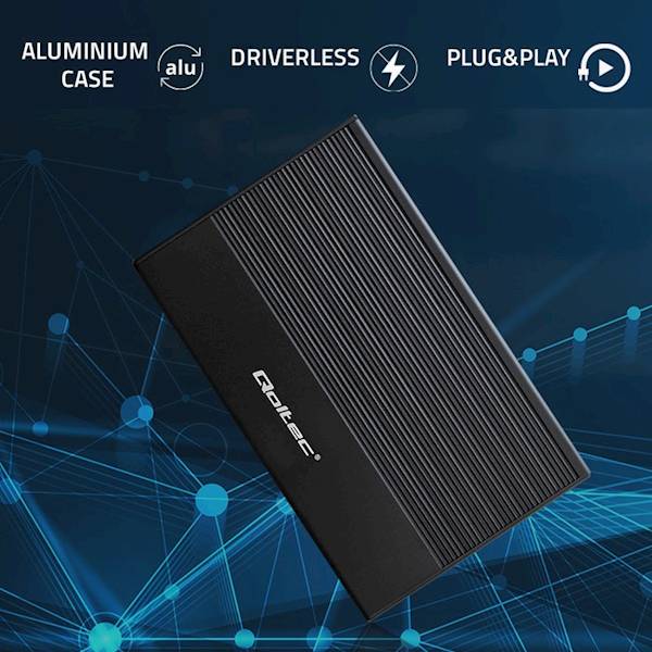 Qoltec Kieszeń na dysk SSD HD 2.5" | SATA| USB 3.0