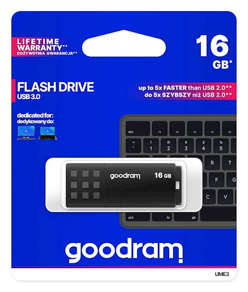 GOODRAM Pendrive UME3 16GB USB 3.0 