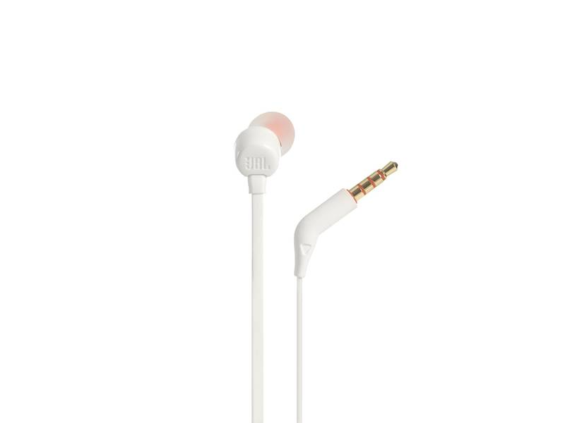 Słuchawki z mikrofonem JBL T110 Białe 