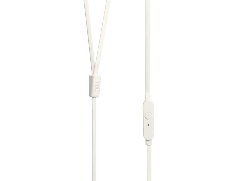 Słuchawki z mikrofonem JBL T110 Białe 