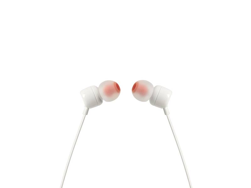 Słuchawki z mikrofonem JBL T110 Białe 