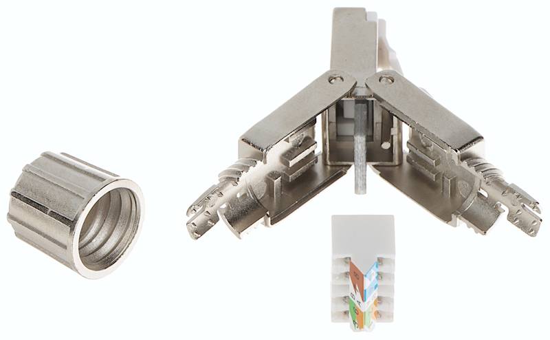 Wtyk RJ45 FTP | kat. 6A | beznarzędziowy DELTA