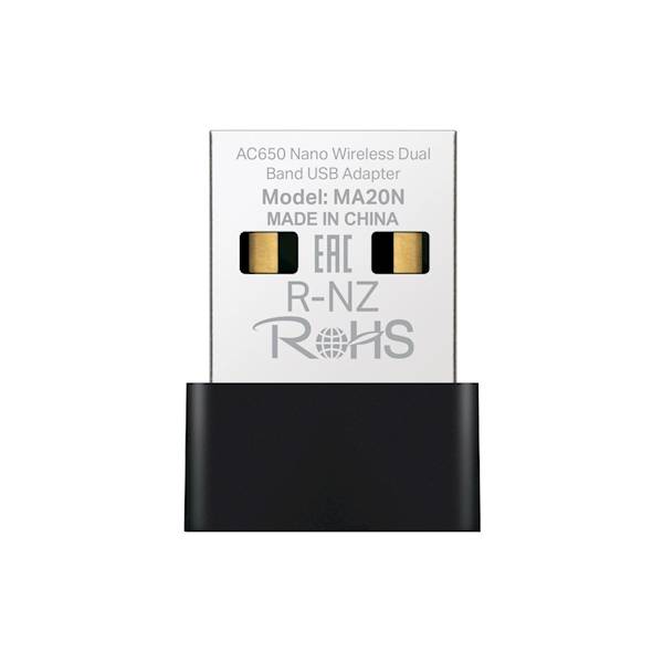 Karta sieciowa USB Mercusys MA20N AC650