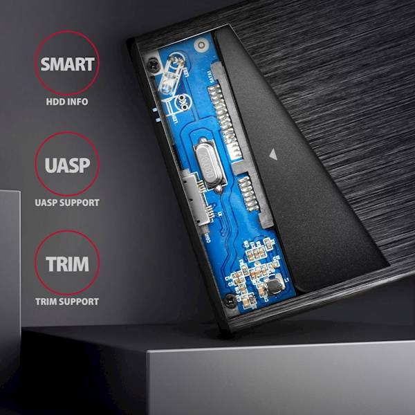 Obudowa zewnętrzna SSD/HDD Axagon EE25-XA6